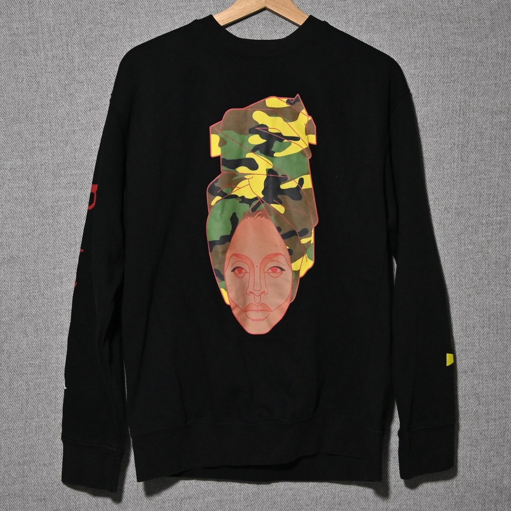 Erykah Badu Sweatshirt Unisex Baduizm 25th Anniversary Graphic Medium Black